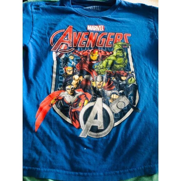 Teen boys T-shirt size comic  L, Dragon ball s, Avenger M, place L, 4 pc - Picture 5 of 11